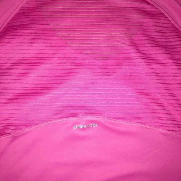 ADIDAS ClimaCool Sexy pink medium yoga/gym shirt - Picture 5 of 5